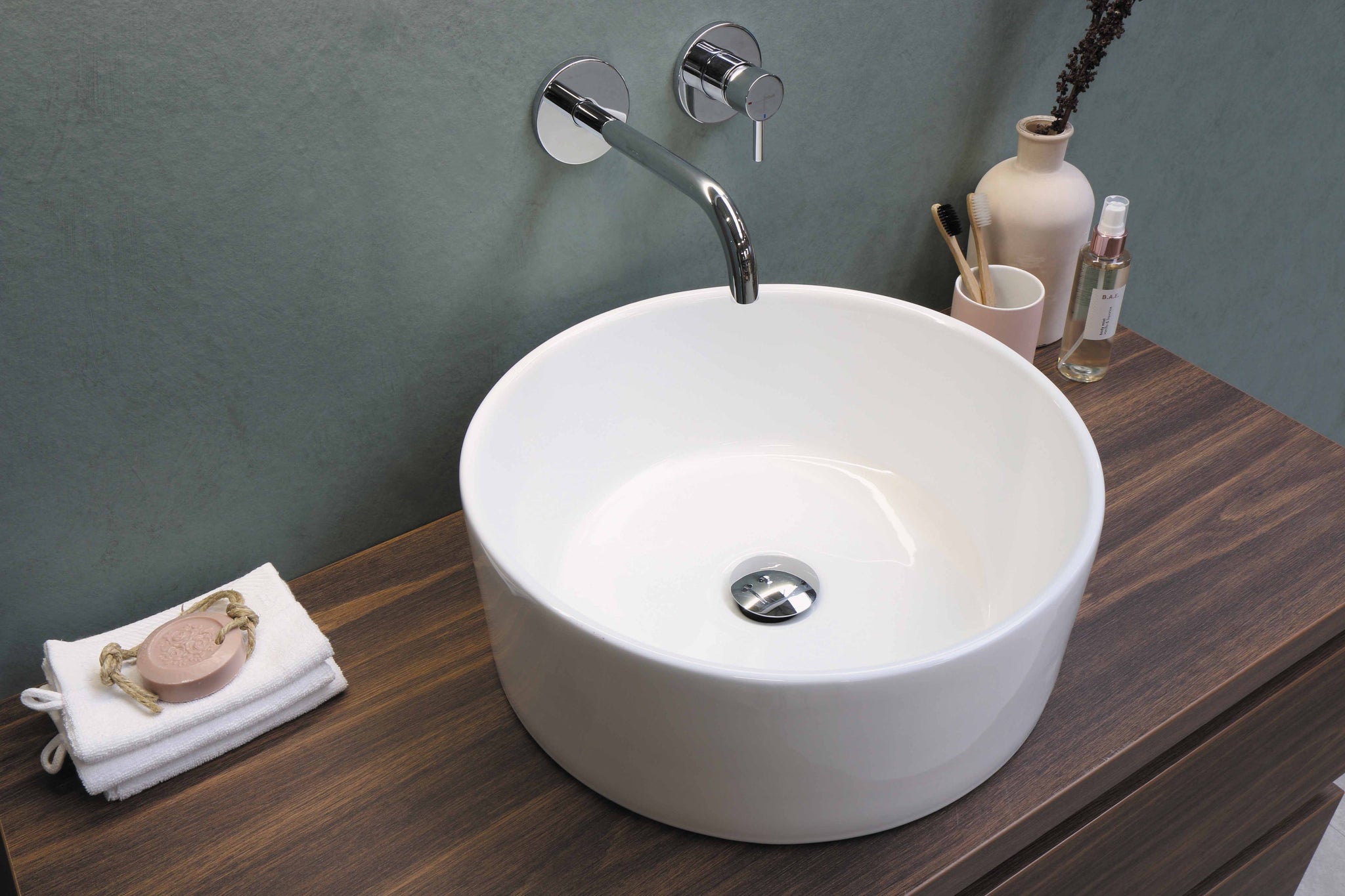 Circle Basin White