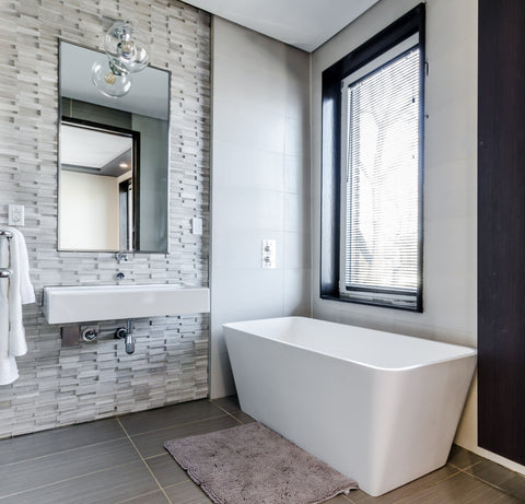 Freestanding Rectangular Bathtub