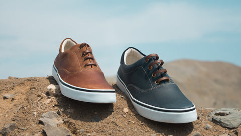 Unisex leather Slip-on Sneakers