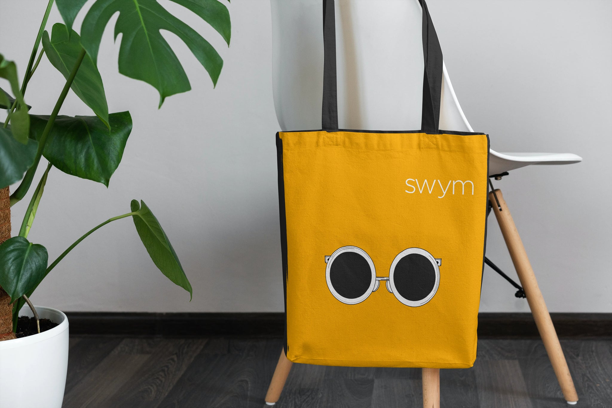 Yellow Sunglasses Bag