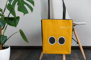 Yellow Sunglasses Bag